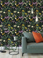 Hand drawn wild flowers wallpaper - view 3