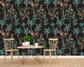 Vintage garden lemon fruit tree, rose tree, plant, wallpaper