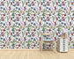 Wild Flower Hand Drawn Floral Bedroom and living Wallpaper Rolls