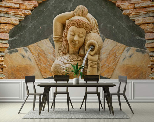 Beautiful Women 3D Wallart Wallpaper