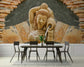 Dining Room - Beautiful Women 3D Wall Art Wallpaper