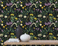 Hand drawn wild flowers wallpaper - view 4