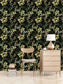 Breezy Leaves Wallpaper Green Leaves Wall Design Botanical Wallpaper
