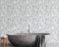 Grey feather white background wallpaper - view 4
