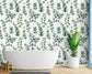 Watercolour Eucalyptus Leaves and Branches Wallpaper Roll