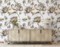 Luxury Golden Rose Floral Wallpaper Rolls