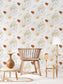 Face Pattern Removable Wallpaper Abstract Art Wallpaper