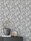 Stylish Trendy Monochrome Banana Leaf Wallpaper Rolls