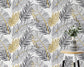 Stylish Trendy Exotic Banana Palm LeavesWallpaper Rolls