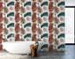 Abstract Leaves Style Rolls Wallpaper