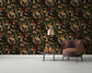 Vintage Mushrooms Forest Wallpaper