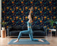 Retro Wild Seamless Flower Pattern Wallpaper