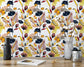 Bright tropical flowers wallpaper - view 3