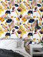 Bright tropical flowers wallpaper - view 4
