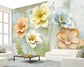 Bedroom - Colourful Flowers 3D Wallpaper for Walls - view 2