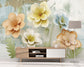Colourful flowers 3D wallpaper - view 4