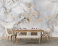 White grey gold marble wallpaper - view 3