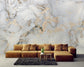 White grey gold marble wallpaper