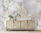White grey gold marble wallpaper - view 2