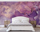 Pink purple gold marble wall mural - view 2