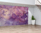 Pink purple gold marble wall mural - view 3