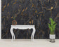 Black marble with gold texture wallpaper - view 2