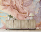 Pink and gold marble wallpaper - view 2